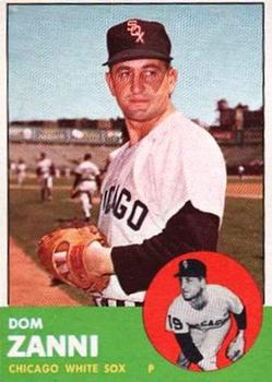 1963 Topps Baseball Cards      354     Dom Zanni